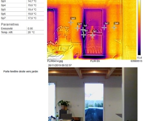 Expert isolation thermique, contrôle l'isolation thermique par thermographie.